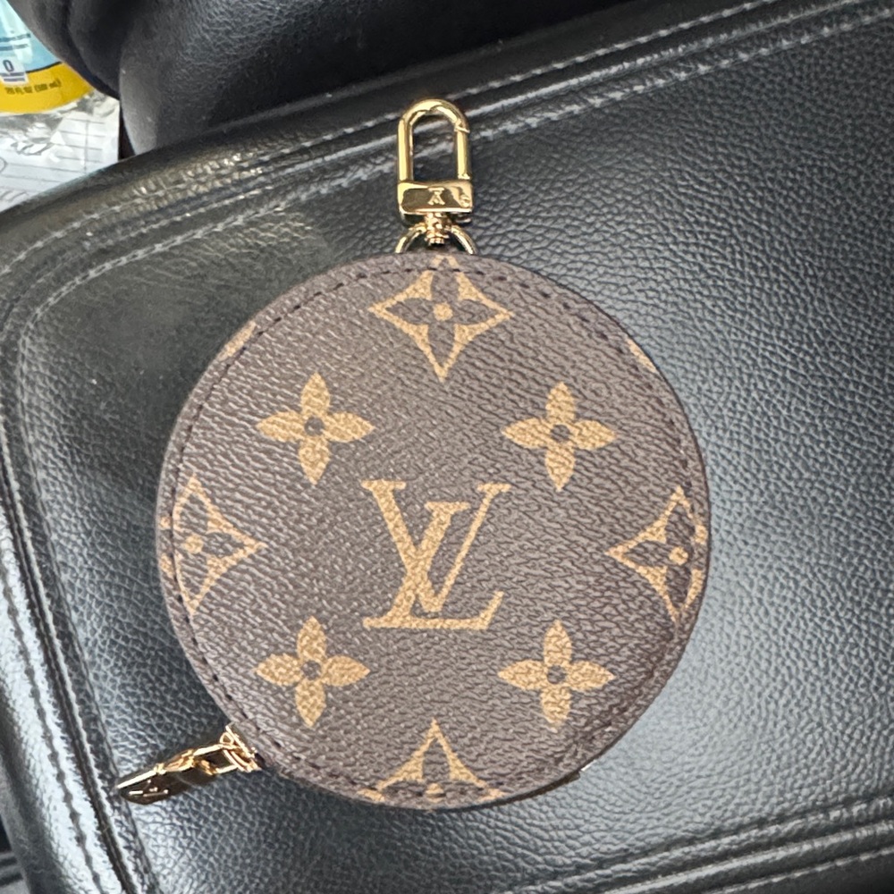 Louis Vuitton Brown and Gold Monogram Pouch / Wallet